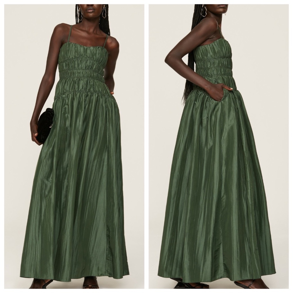 Jonathan Simkhai Green Maxi Dress